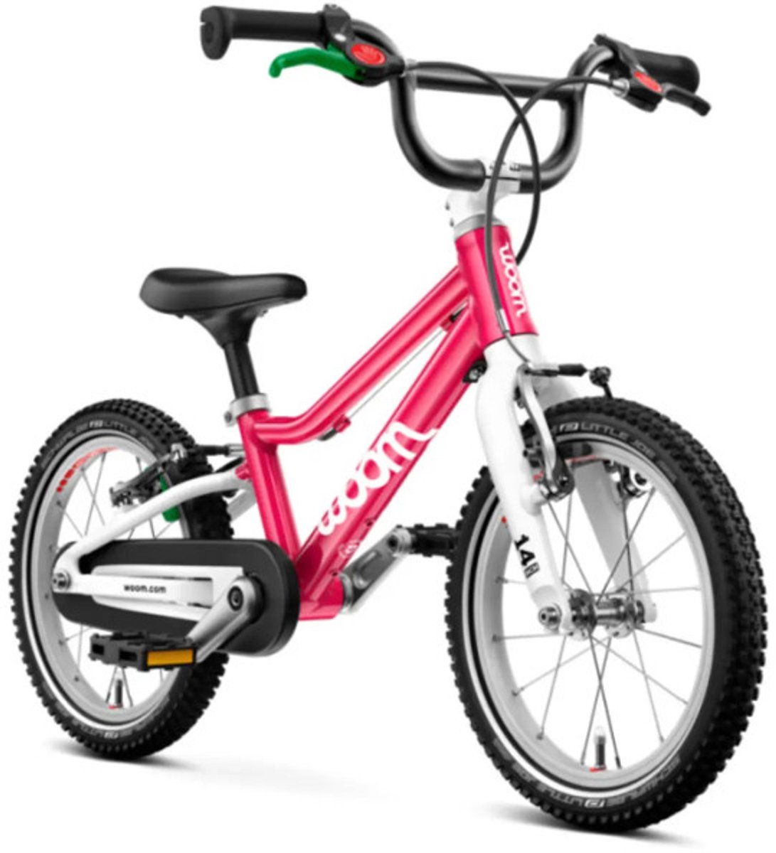 Woom Go 2 14´´ Fiets Roze Jongen
