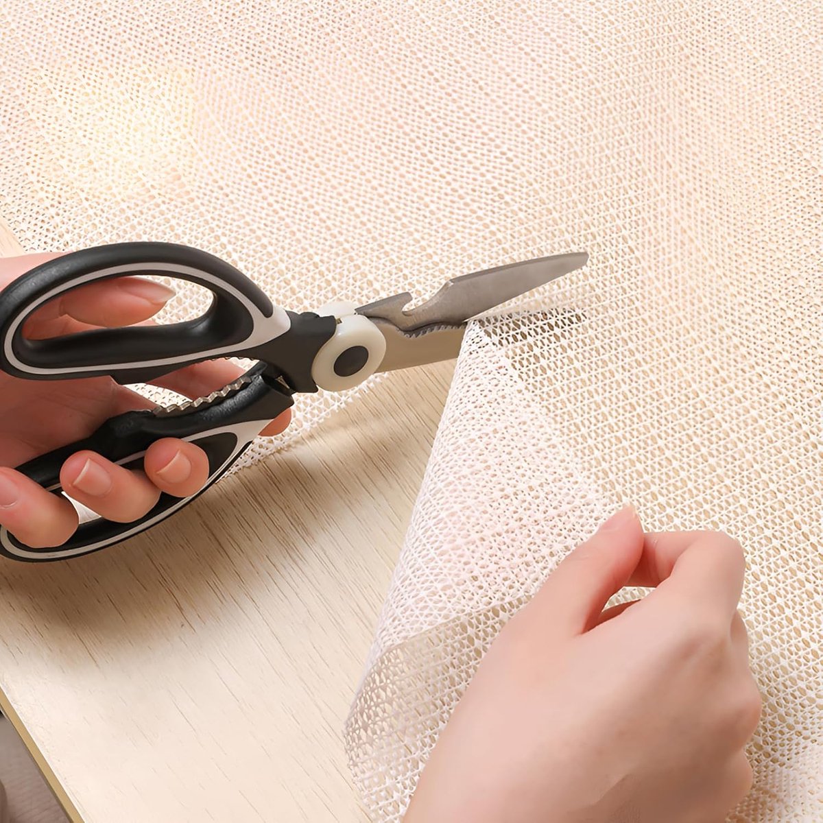 Candala Antislipmat voor tapijt, 150 x 200 cm, pvc-snijbare antislip onderlaag, tapijt, antislip onderlaag, voor vloer, auto, kofferbak