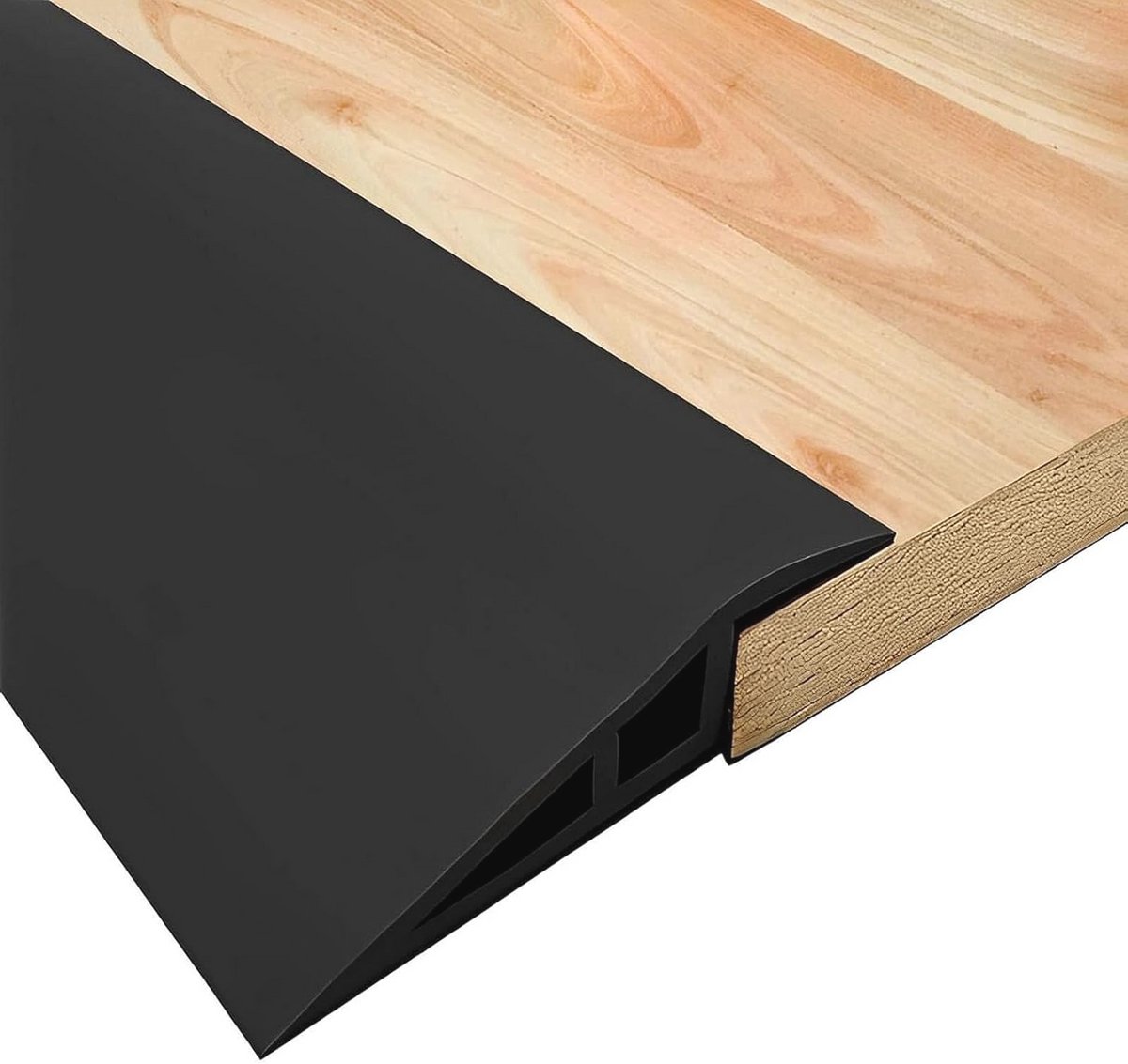 Zelfklevend PVC Overgangsprofiel voor Hoogtes van 12-15 mm - 1m
