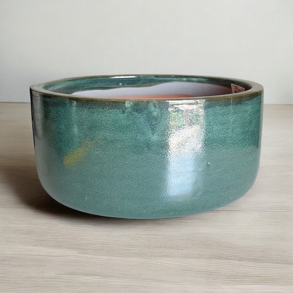 Seta Fiori - Schaal voor kunst bloesemboom - Keramiek - Aqua blauw - 21cm - Sakura