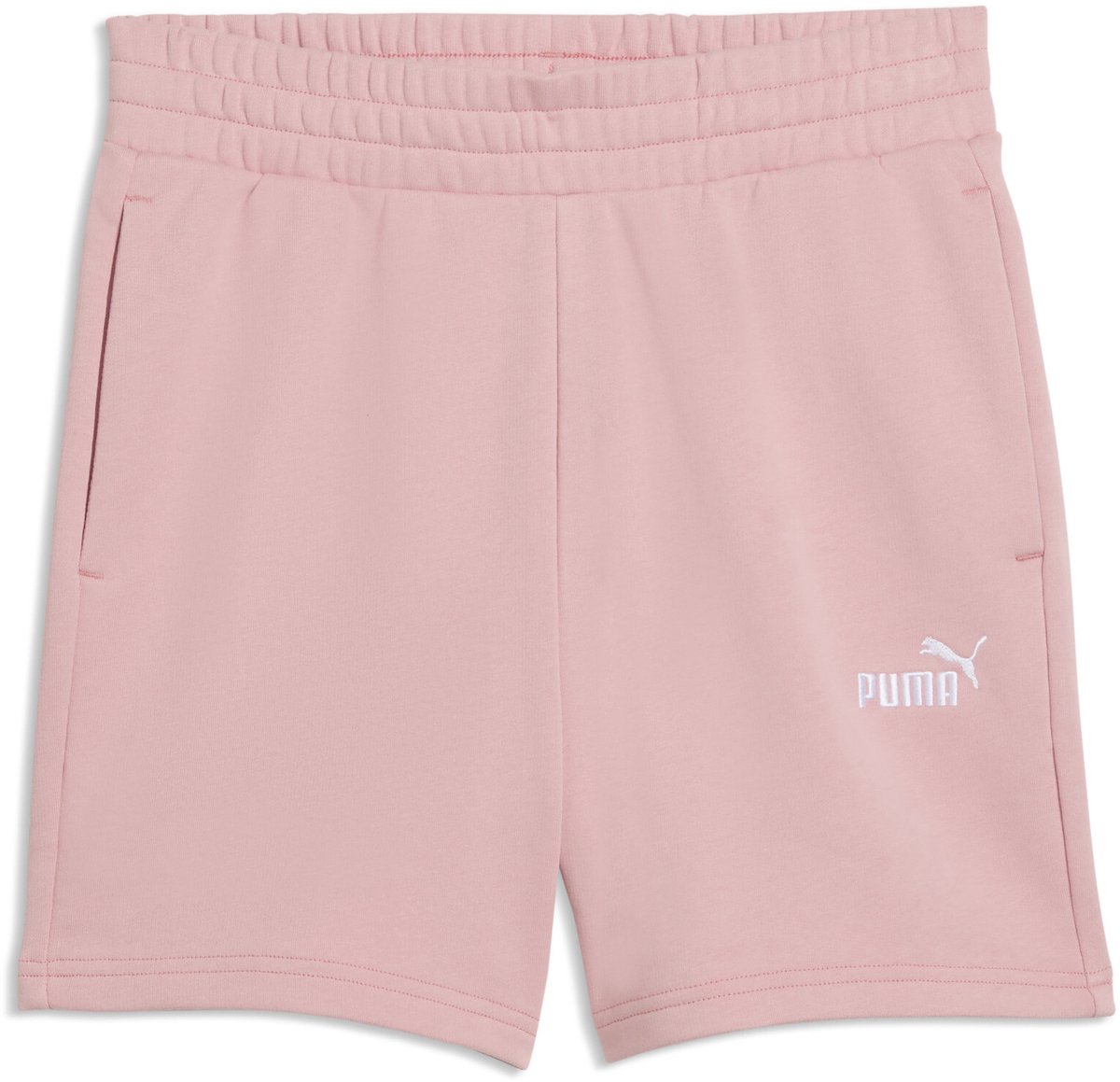 PUMA ESS Small No. 1 Logo 5” High-Waist Shorts TR s Dames Broek Rosy Outlook