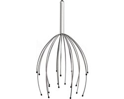 MDO Massagespin - Hoofdmassage spin - Hoofdspin - Massage - RVS - Zilver