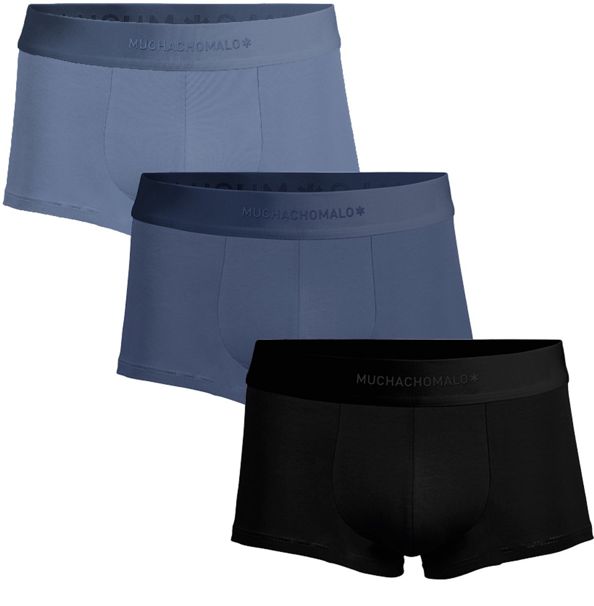 Muchachomalo Heren Trunks - 3 Pack - Maat 3XL - Pima Katoen - Mannen Onderbroek