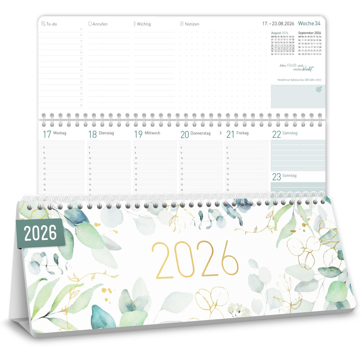 IMPERATORIS® Weekkalender/Weekplanner (Duits) 2026
