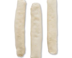 Landman Wit Rol Bot Naturel (3st) - 20cm - Hondensnacks - Hondensnoepjes - Kauwbotten Hond - Kauwstaaf