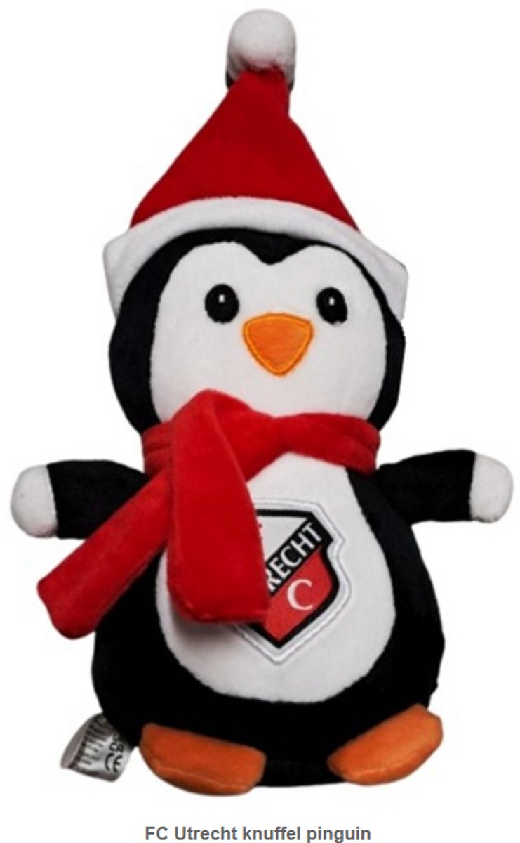 FC Utrecht knuffel pinguin