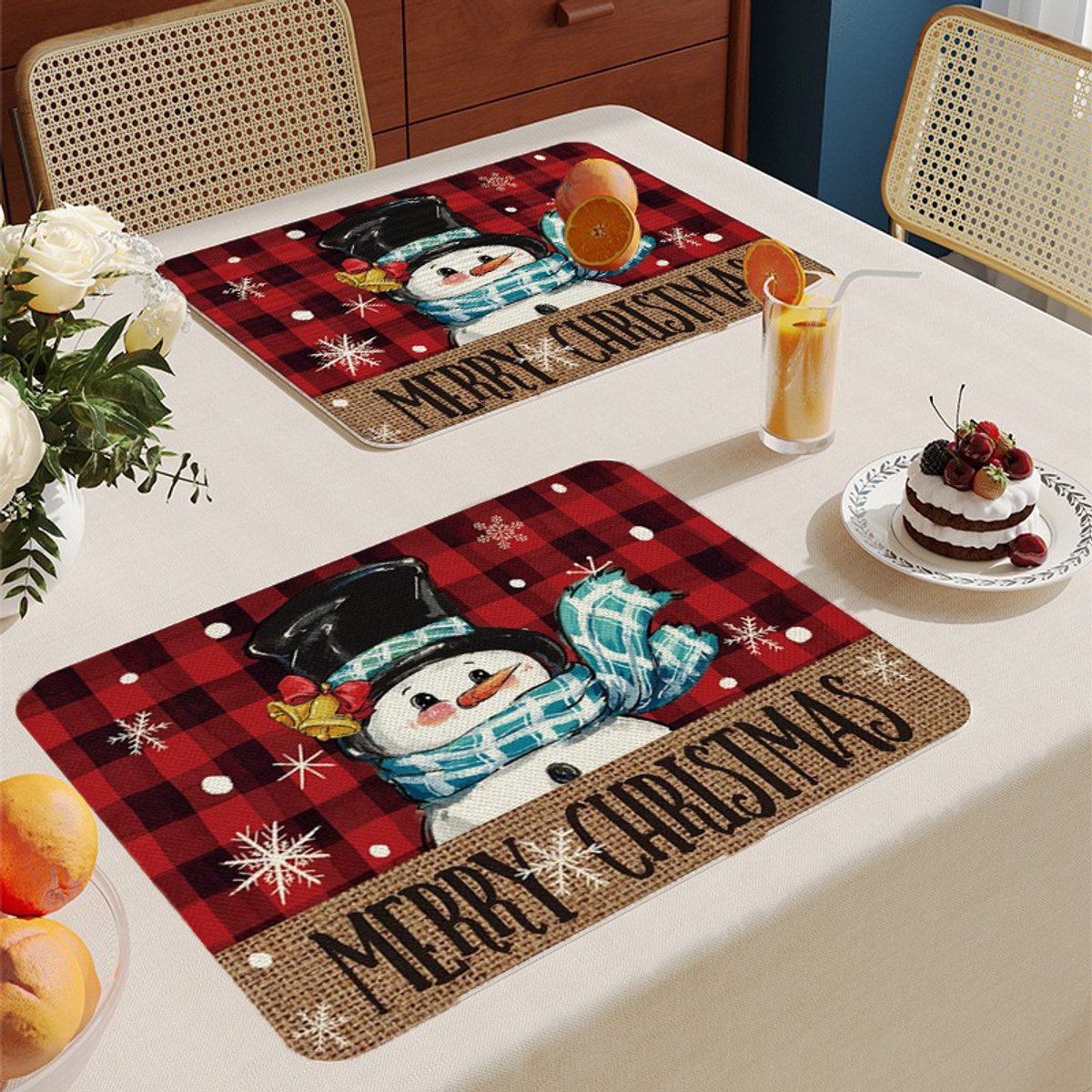Duurzame Placemats 6 Stuks - Hittebestendig - Makkelijk schoon - PVC - 30 x 40cm 7