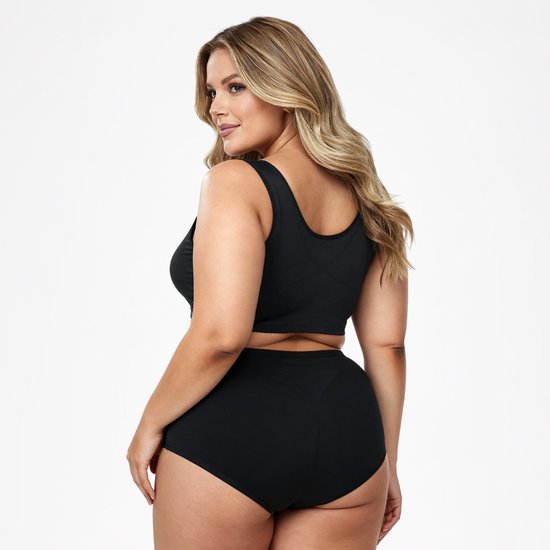 BH Push up femme fermeture devant - BH avec armatures - Taille XL - Zwart - Soutien- BH Comfort - soutien-gorge post-opératoire - BH sans armatures - BH rembourré - BH invisible - Soutien- BH de maintien - Soutien-gorge femme