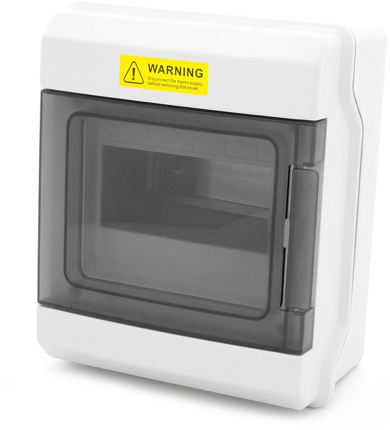 Intratec Opbouw Zekeringskast 1-rijig - IP40 Verdeelkast voor 8 Modules