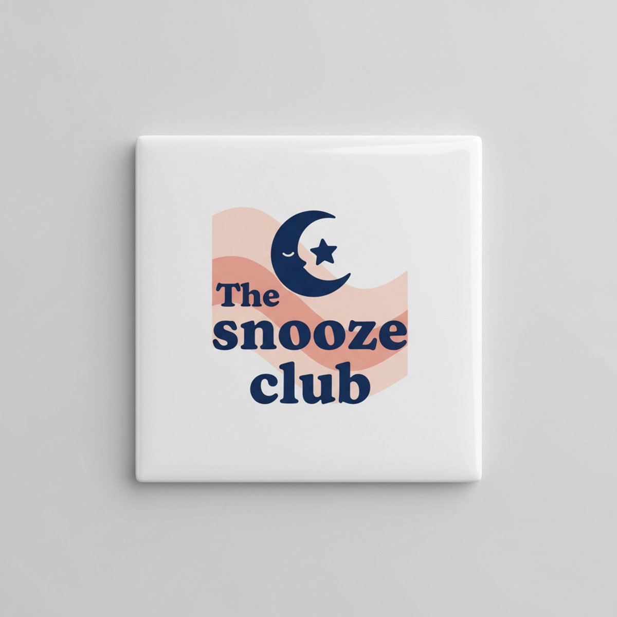 The Snooze Club Keramische Wandtegel – Slaapliefhebber Tekst Slaapkamer Woondecoratie – 15