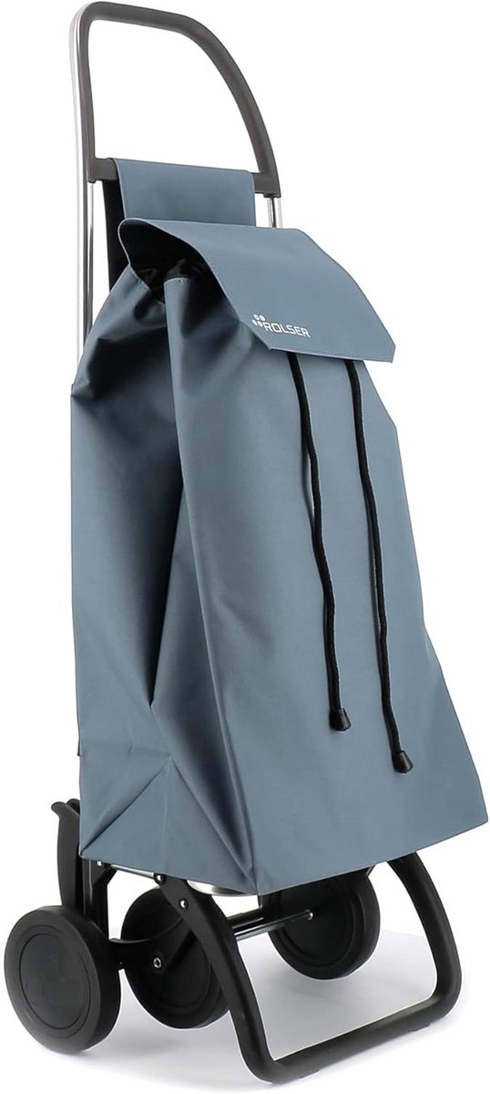 Stevige boodschappentrolley met 4 wielen voor boodschappen