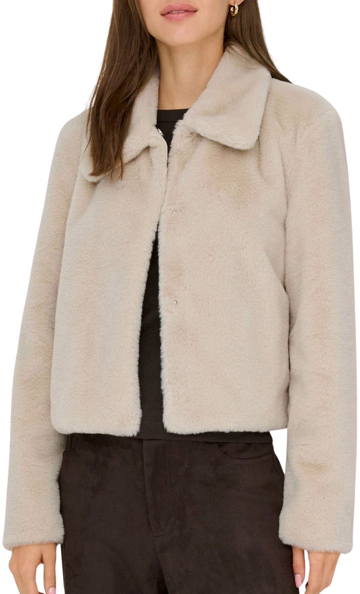 JDY - JDYMACY FAUX FUR JACKET OTW Dames Jas