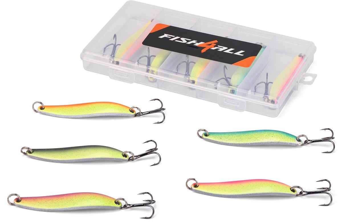 Fish4all Casting Spoon Box 6.5cm 13g (5pcs) - Kunstaas Set