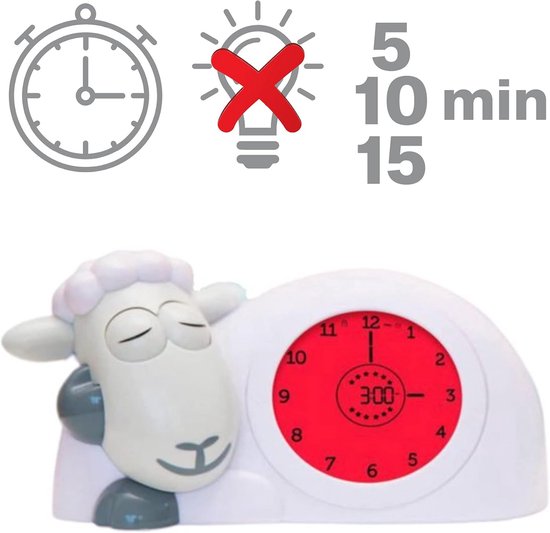 Kinderwekker en Slaaptrainer met Kleurenindicator en Nachtlampje — afbeelding 5