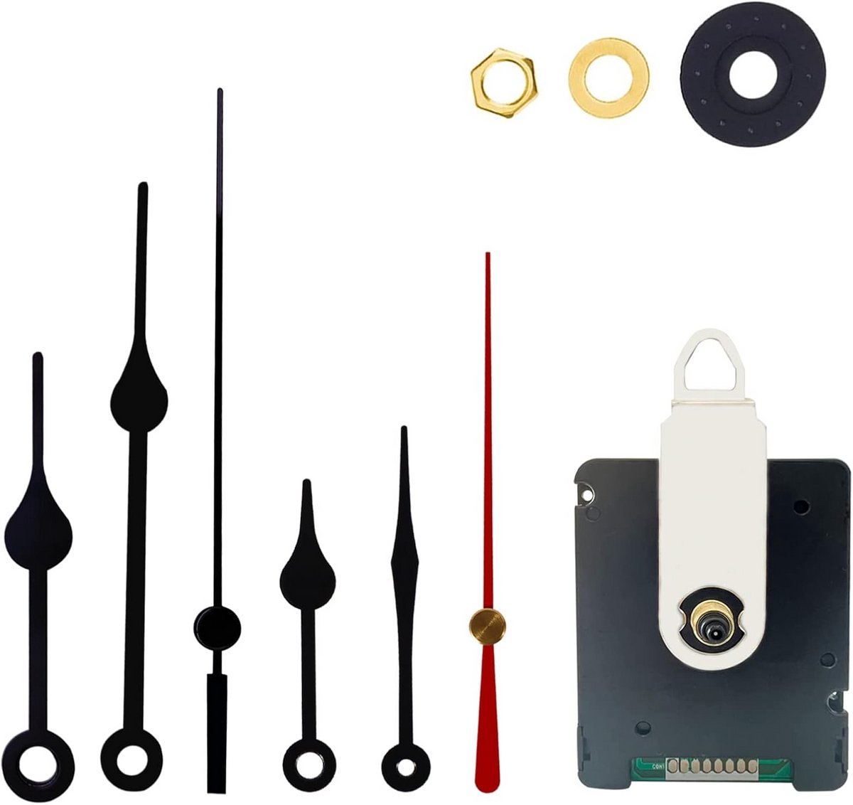 Stil DCF Radiogestuurd Uurwerk en Wijzerset voor Wandklok Vervangen