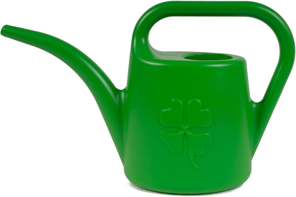 Kleine groene gieter 2 liter voor binnenplanten en kamerplanten