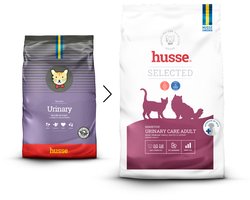 Husse Katt Urinary - Blaasgruis, Kattenvoer Droogvoer, Kattenbrokken Struvite - Kattenvoeding 100% Natuurlijk - 2 kg