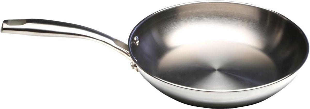 Professionele Koekenpan RVS 20 cm – Inductie & Ovenbestendig – PFAS-vrije Antiaanbaklaag