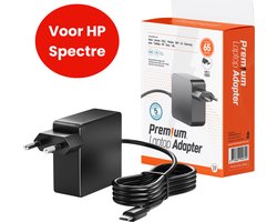 65W USB-C Laptop oplader voor HP Spectre – Alle modellen vanaf 2017 – Kabel + Adapter