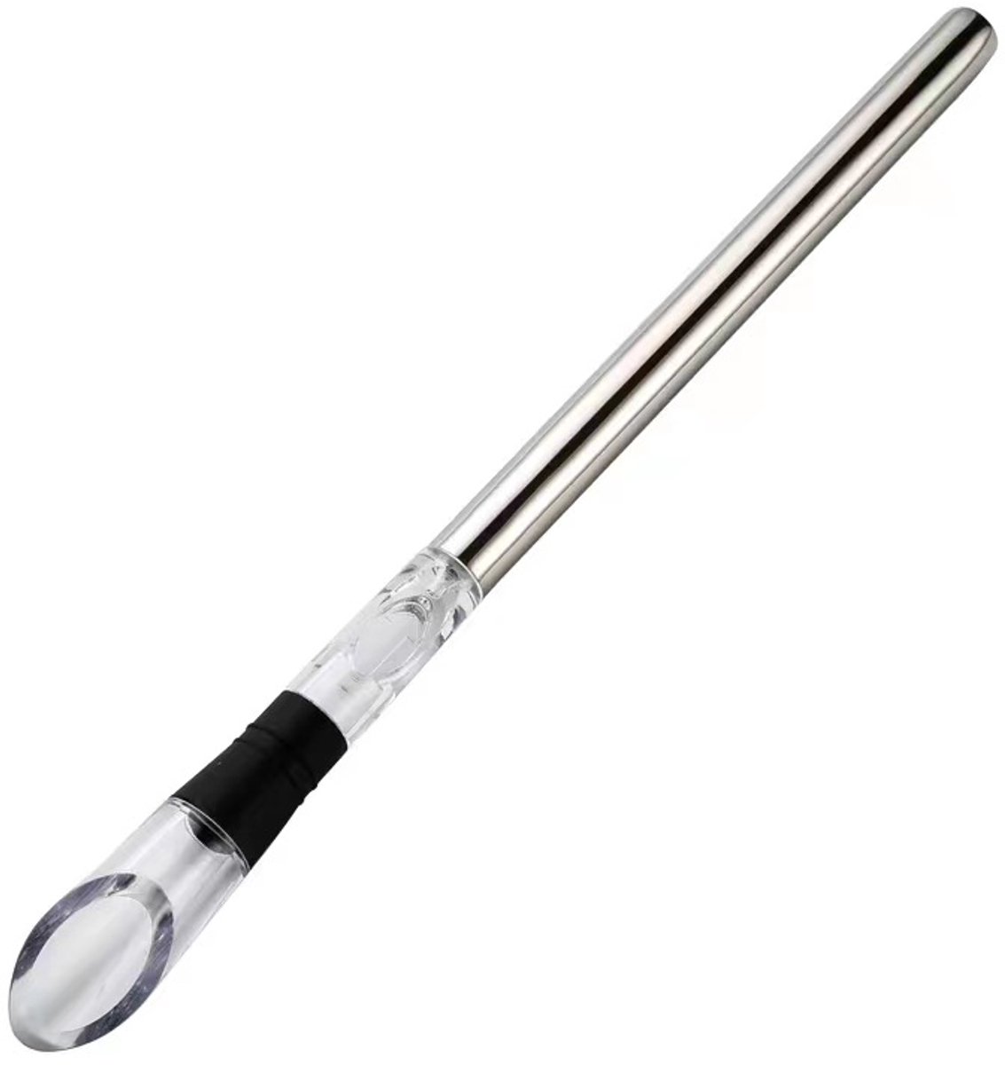 Go Go Gadget - Koelstaaf - Drankkoeler - Wijnkoeler - RVS - 32cm - 1 stuk - Zilver
