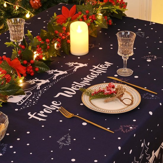 Artoid Mode Roze sneeuwpop tafelloper Kerstmis, seizoensgebonden winter interieurdecoratie vakantie feest 40 x 100 cm