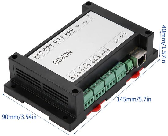Module Relais Ethernet RJ45 TCP/IP Afstandsbediening Web Server 8 ...