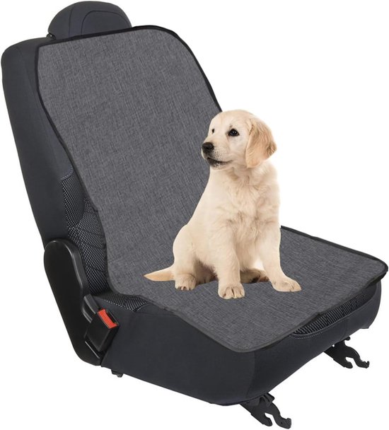 Waterdichte voorstoel autohoes 2 stuks, volledige bescherming hond autostoelhoes met zijkleppen, antislip krasbestendige voorstoelhoes past voor auto's, vrachtwagens, SUV's, jeep