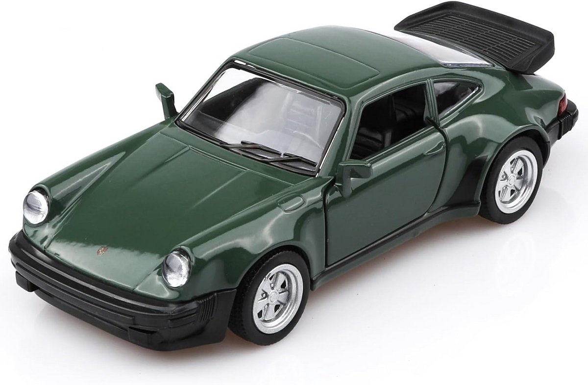 Diecast Modelauto Schaal 1/36 met Pull Back Motor, Porsche 911 Turbo Speelgoed