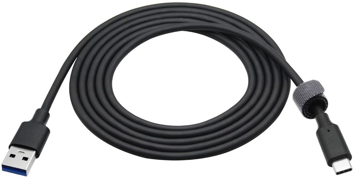 USB-C naar USB-A Kabel 2 Meter - 10Gbps Snelle Data Synchronisatie & 60W Snel Opladen