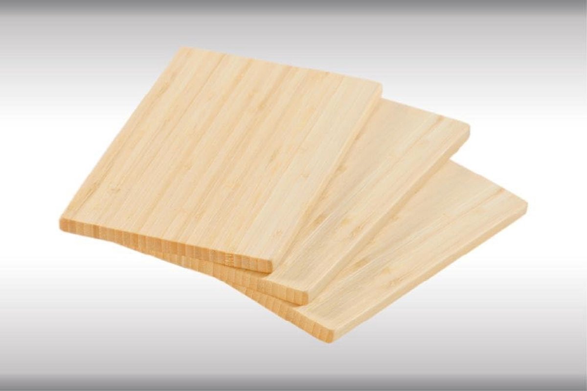 Set van 3 Bamboe Snijplanken / Serveerplanken - Compact en Duurzaam Keukenhulp