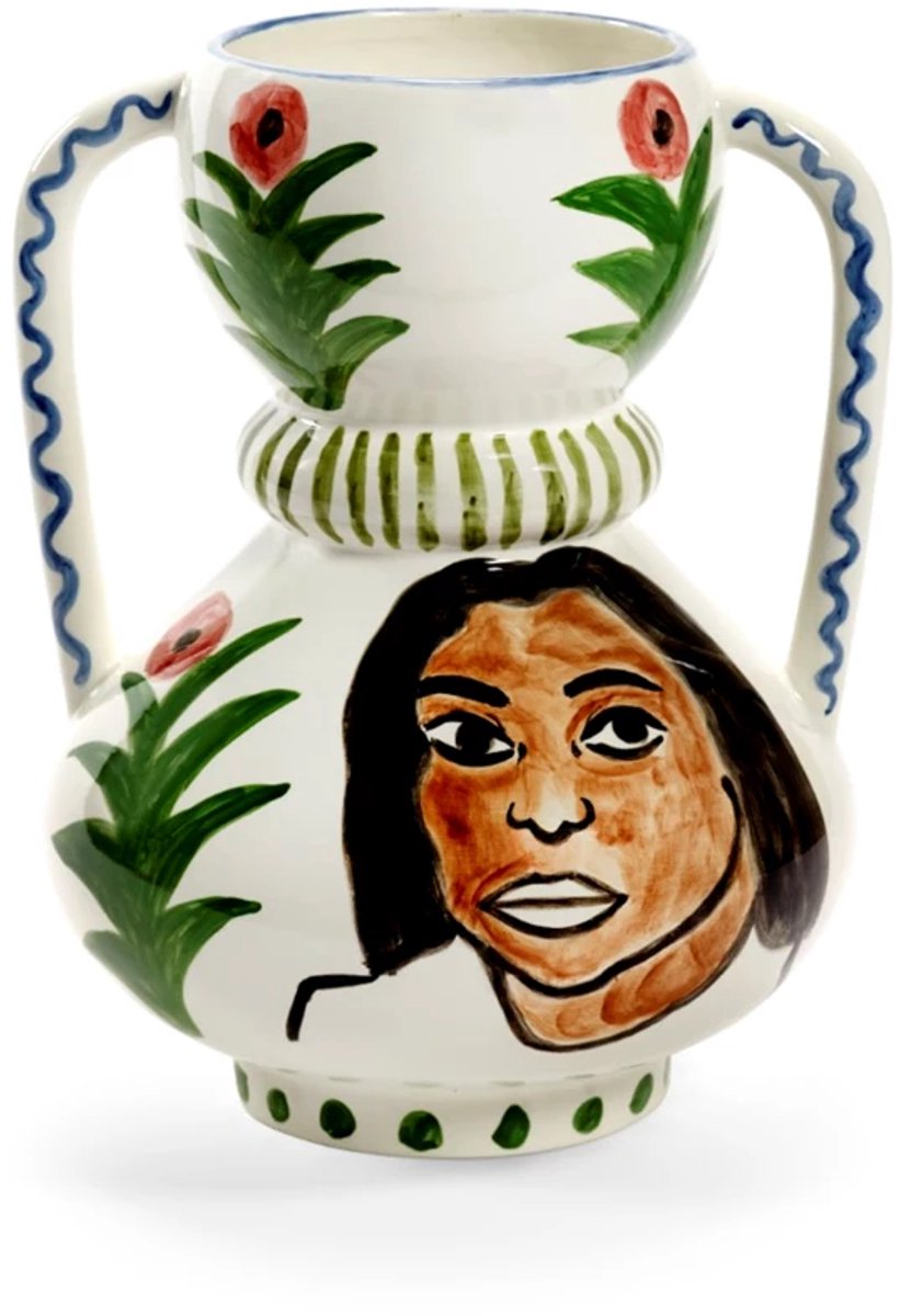 Serax Shurleey Santiago De Borja vaas D32cm H40cm Mamey Mix
