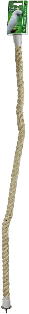 De Boon Zitstok Buigbaar Touw + 2 Schroefhouder 100CM