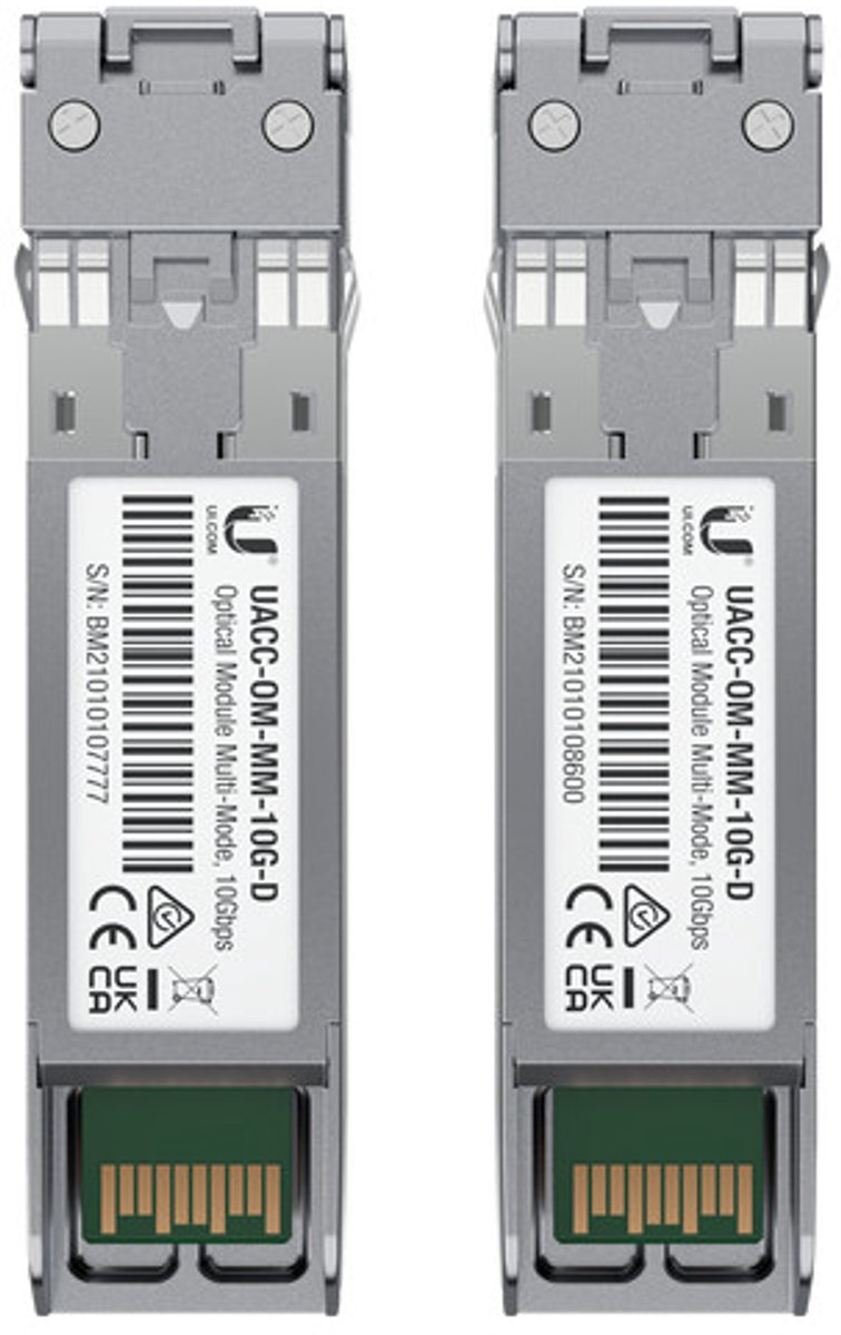 MultiMode SFP Fibre Module UBIQUITI UACC-OM-MM-10G-D-2