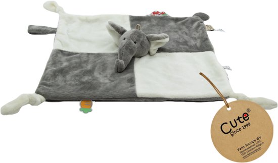 Cute since 1999 - Knuffeldoekjes bundel - Beer & Olifant Doudou - 30 x 30 cm van Merkloos — afbeelding 4
