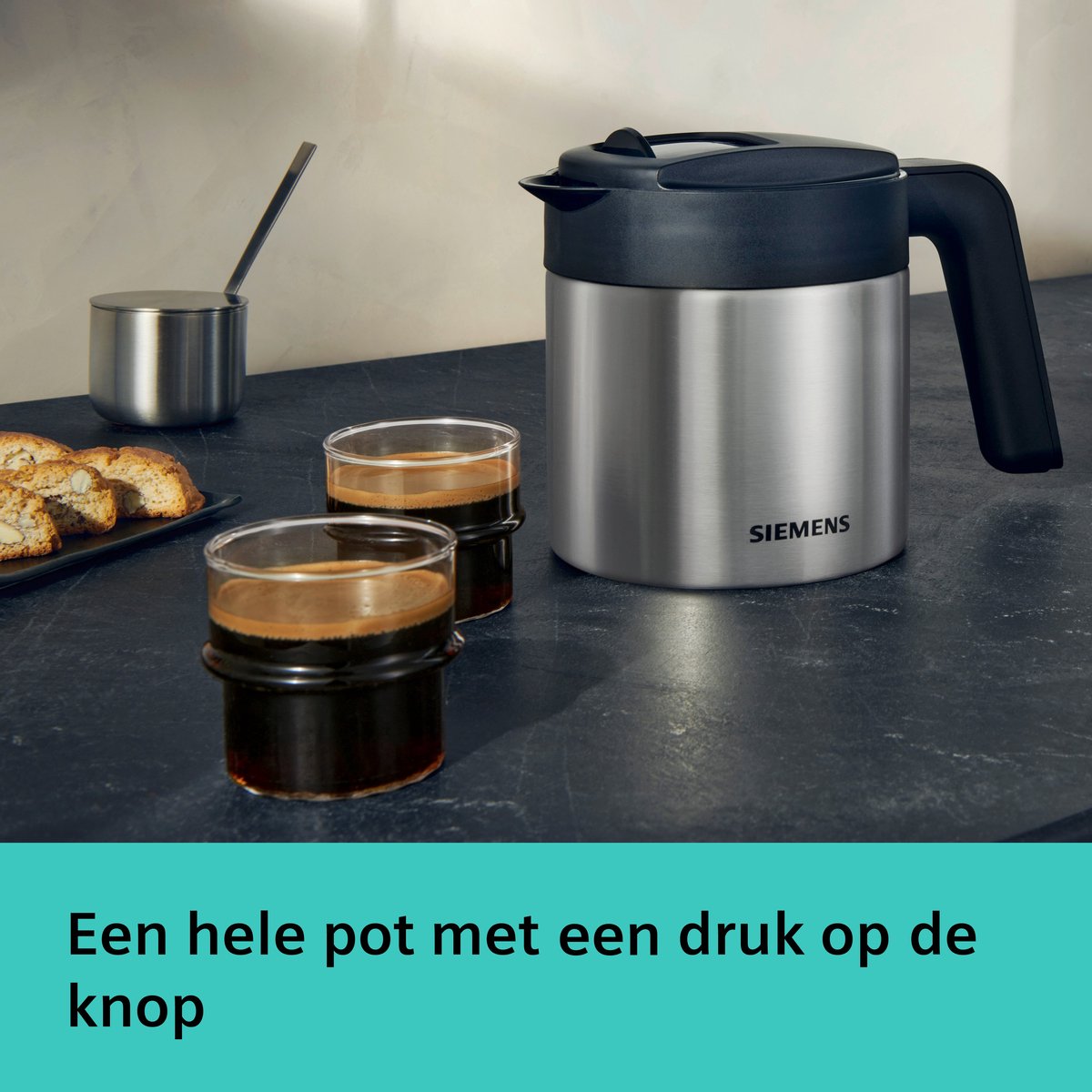 Siemens EQ900 TQ903R03 - Volautomatische espressomachine - RVS/Zwart — afbeelding 6