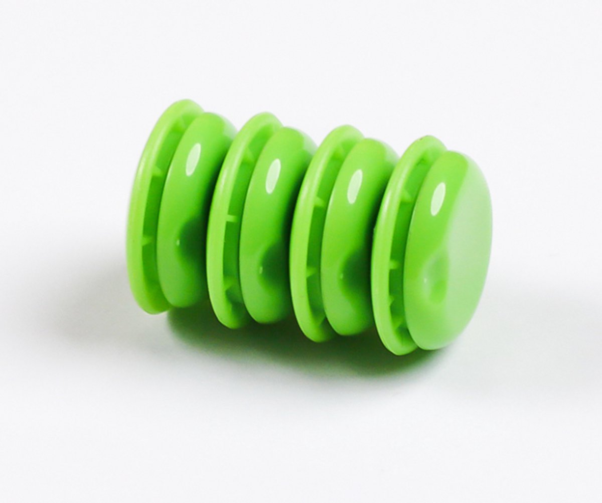 Rieba® Set Hardloopmagneten - Magneten Startnummer - Bevestiging Startnummer Zonder Spelden - Hardlopen - Rennen - Running - 4 Paar (8 magneten) - Groen
