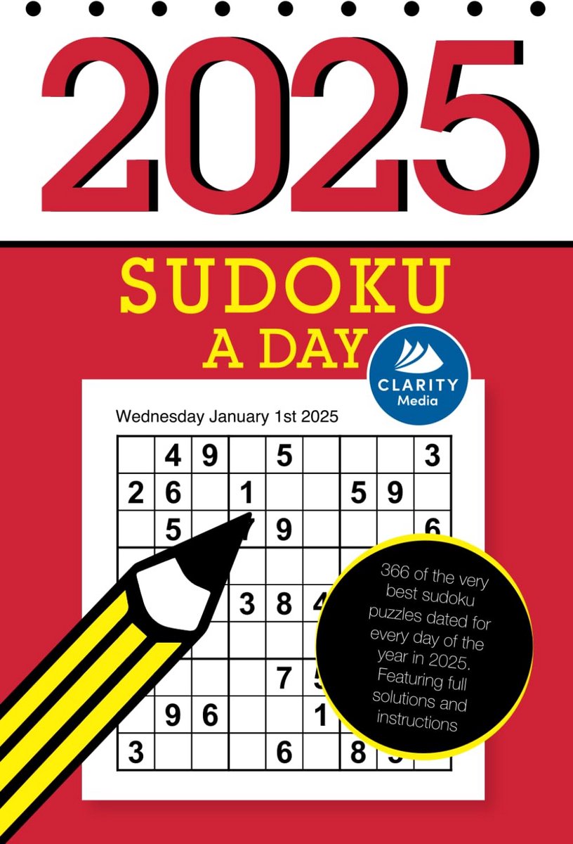 366 Sudoku Puzzels 2025: Dagelijkse Uitdagingen in Gemakkelijk, Medium en Moeilijk Niveau