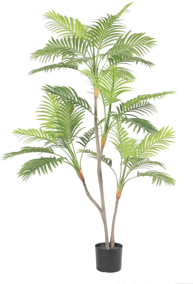 NeverLeafs Tropische mini palm kunstplant - 170 cm