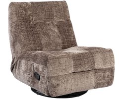 Starfurn Relaxfauteuil Chill - Taupe - Draaibaar - 97x78x90cm