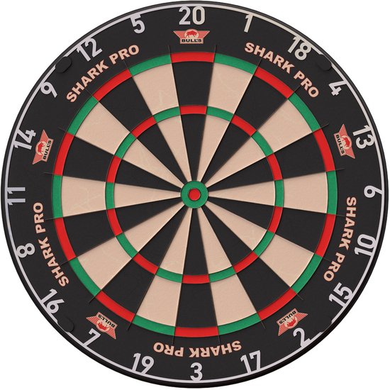 Bull's Shark Pro – Dartbord – Professioneel – Minder Bounce Outs – Inclusief Ophangsysteem