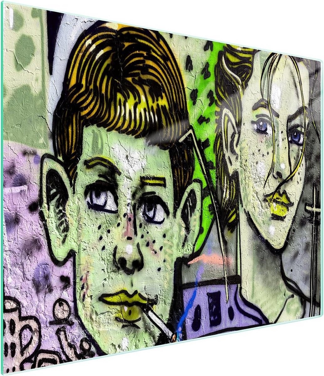 Grote Hittebestendige Snijplank van Gehard Glas 52x30 cm