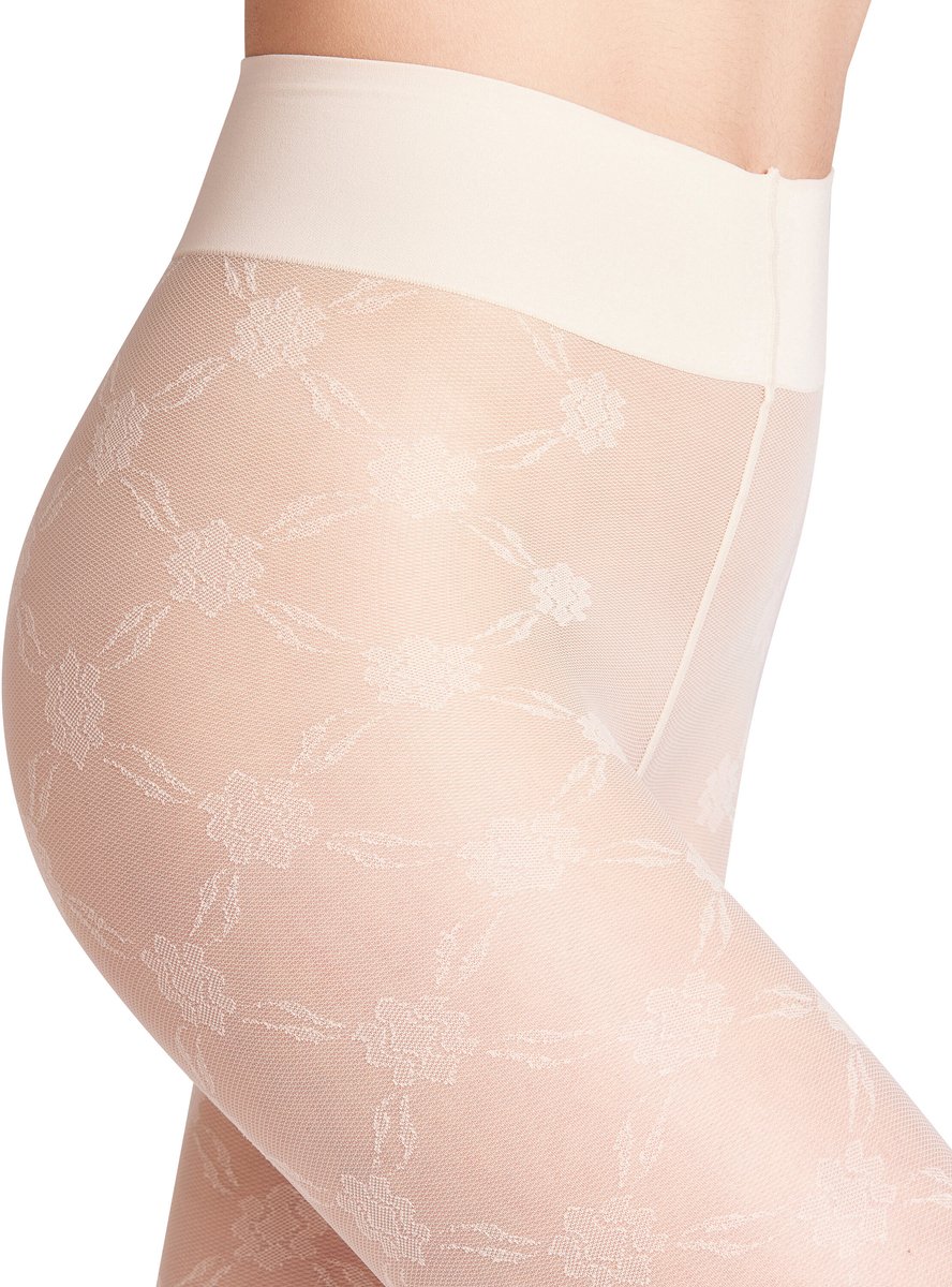 FALKE High Waist Naked Grace 20 DEN transparent materiaal transparent 20 DEN Panty dames wit - maat S-M