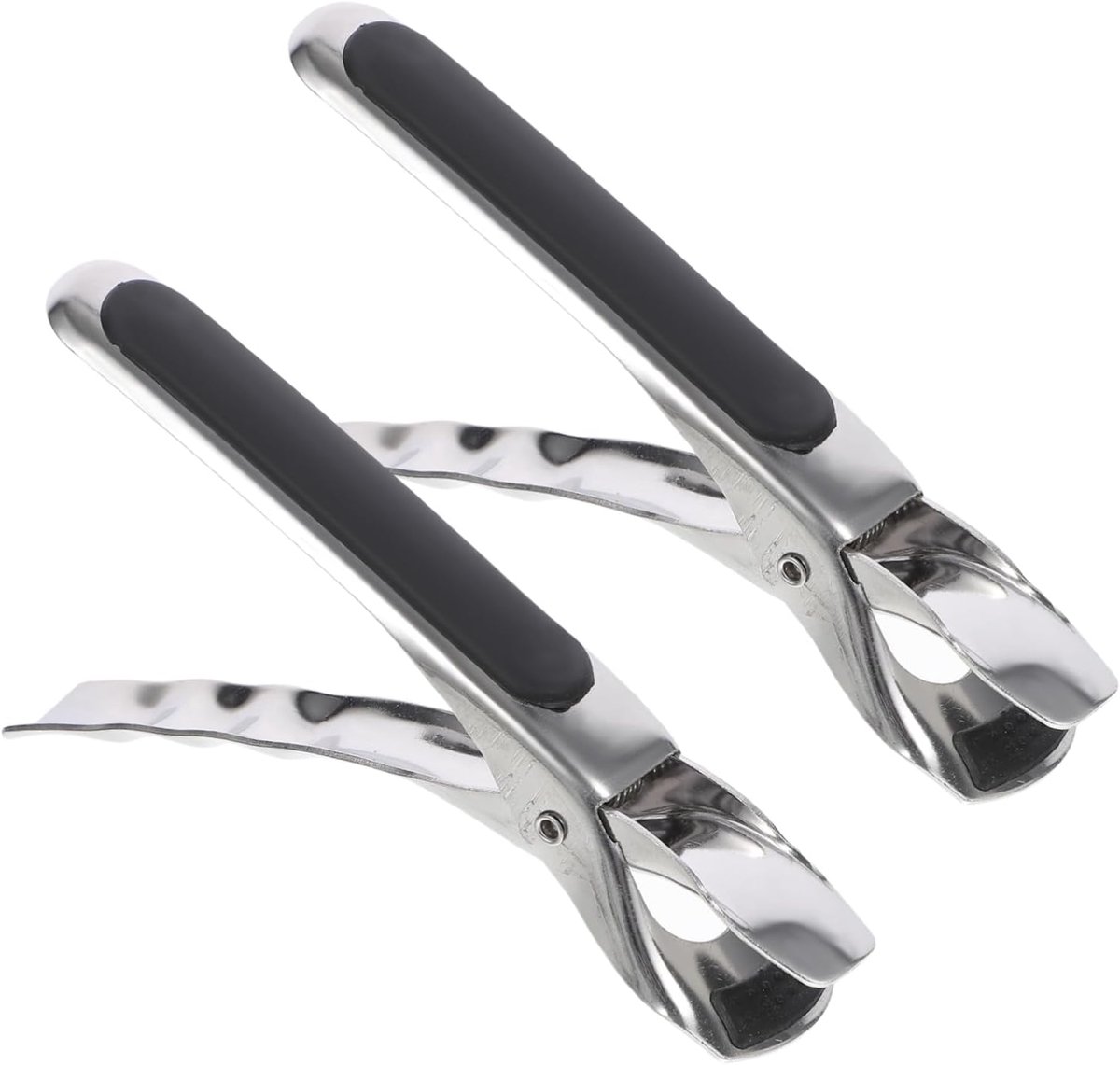 2x Antislip Tang voor Hete Borden en Potten - RVS Serviesgrijper