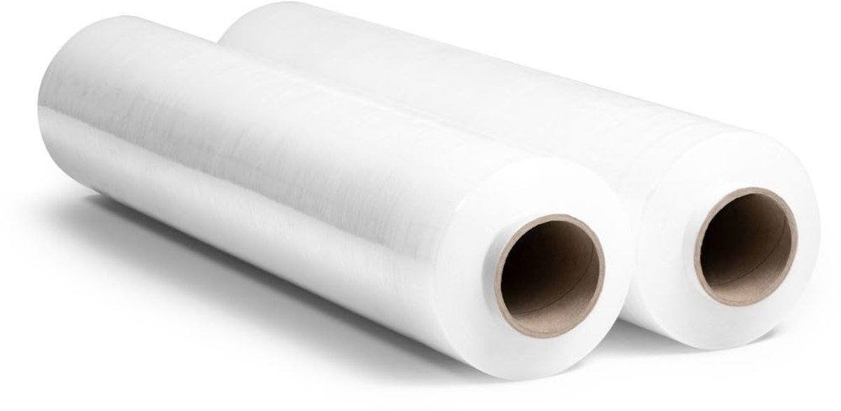 IMPERATORIS® Wikkelfolie Mini - Handwikkelfolie - Stretchfolie - Voor Bundelen en Verpakken - Bescherming tegen Stof - 40 x 9,5 x 9,5 cm - 2 stuks