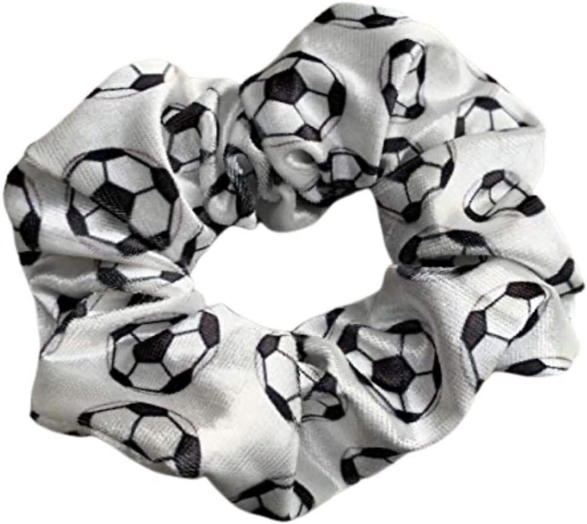 Voetbal Scrunchie Haaraccessoire Zonder Kreukels voor Meisjes