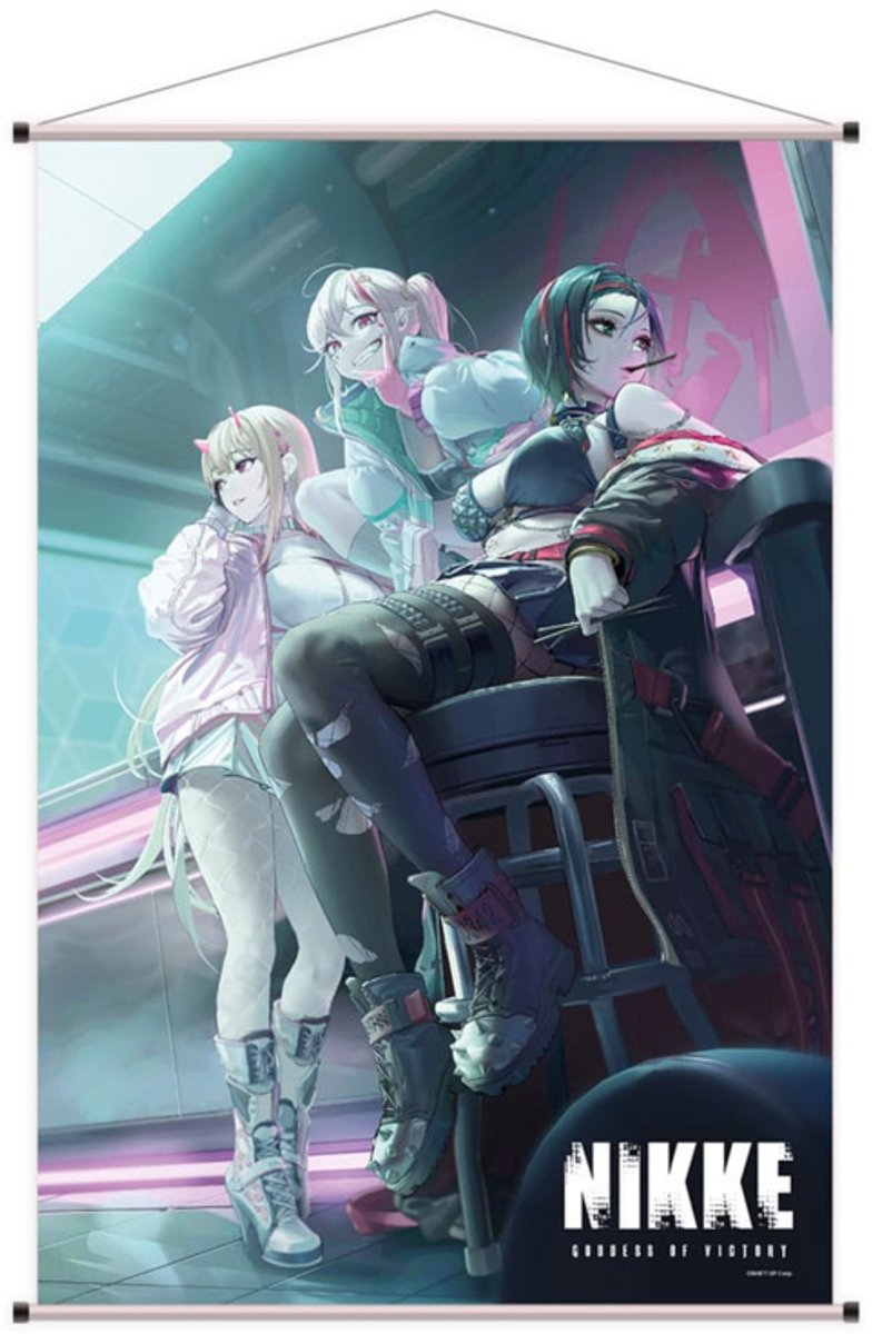 Sakami Merchandise Goddess of Victory: Nikke Wallscroll Viper, Jackal & Crow 60 x 90 cm Poster & Wallscrolls