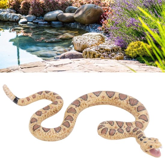 Slithery- Speelgoed Slang - Rubber - Simulatie - Nep - Slangen Decoratie - Halloween - Feestartikelen - Regenwoud - Mini - Hoge Kwaliteit - Slang - Voor Kinderen - Realistisch - Grijs - Plastic