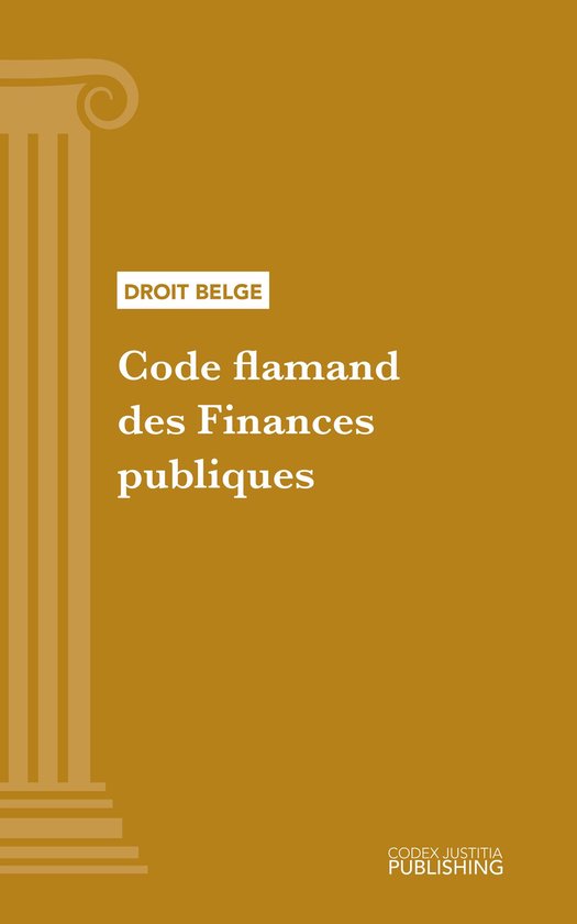 Code flamand des Finances publiques - cover