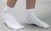Bonnie Doon Grote Teen Sok Wit Dames maat 36/41 - Big Toe Sock - Japanse Tabi sokken - Gladde Teennaad - Teensokken - Toesocks - 1 paar - Teenslipper sokken - Geen vervelende naden - White - BN061061.103
