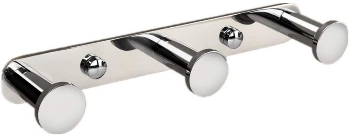 longziming -Wandhaakset voor Handdoeken – 3-delige RVS Haakset voor Badkamer en Keuken – Moderne Spiegelende Afwerking – Sterk en Duurzaam – Voor Handdoeken, Badjassen en Keukendoeken
